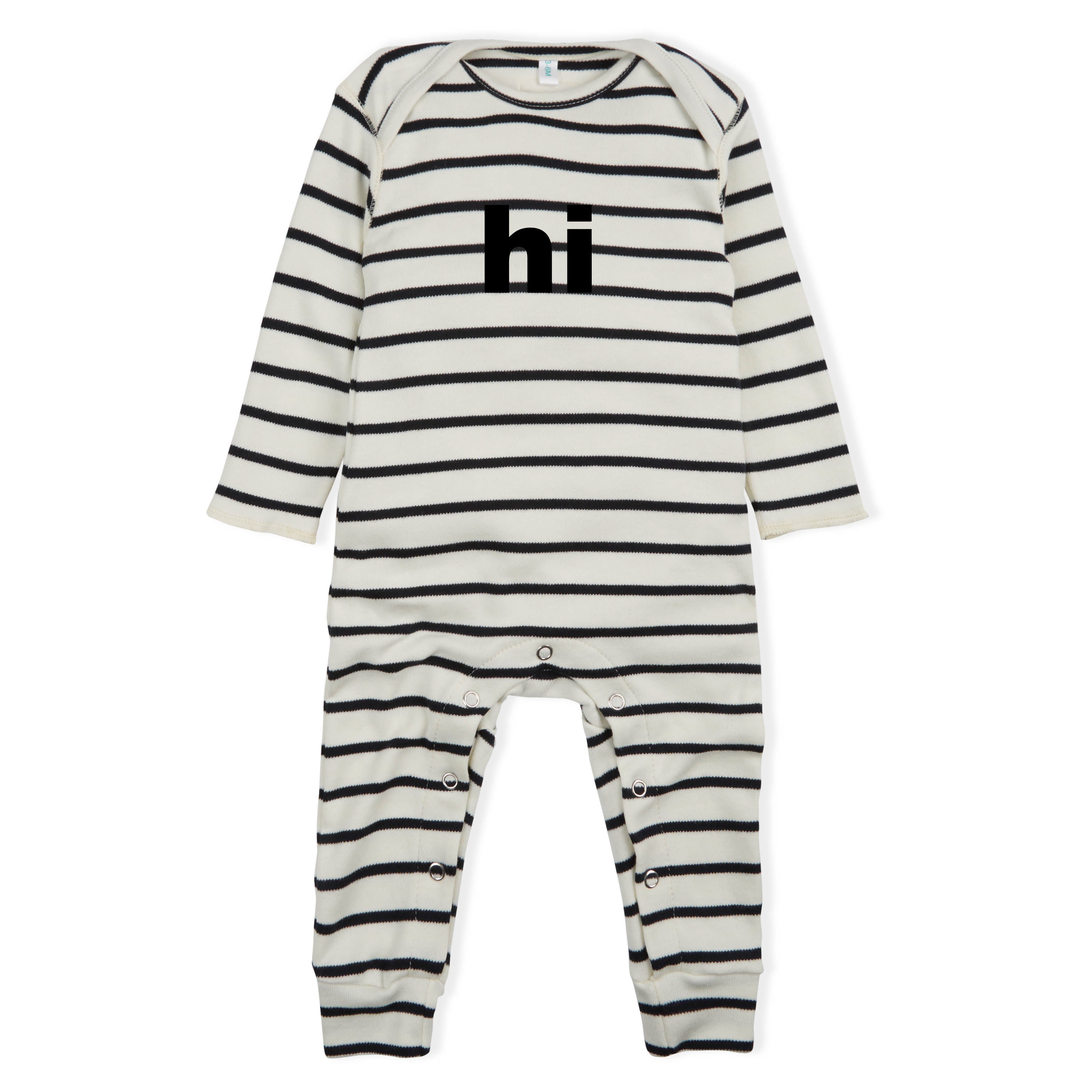 Organic Zoo Breton Stripe HI Playsuit