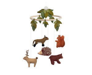 Gamcha Woodland Leaves Animal Mobile