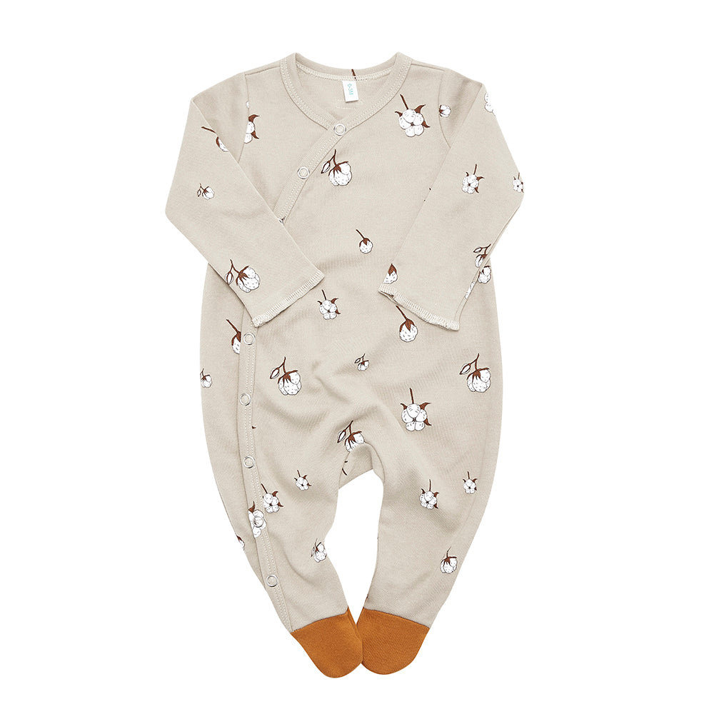 Organic Zoo Cottonfield Suit with Contrast Feet