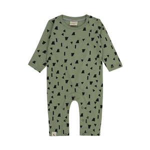 Turtledove London Geo Houses LS Playsuit