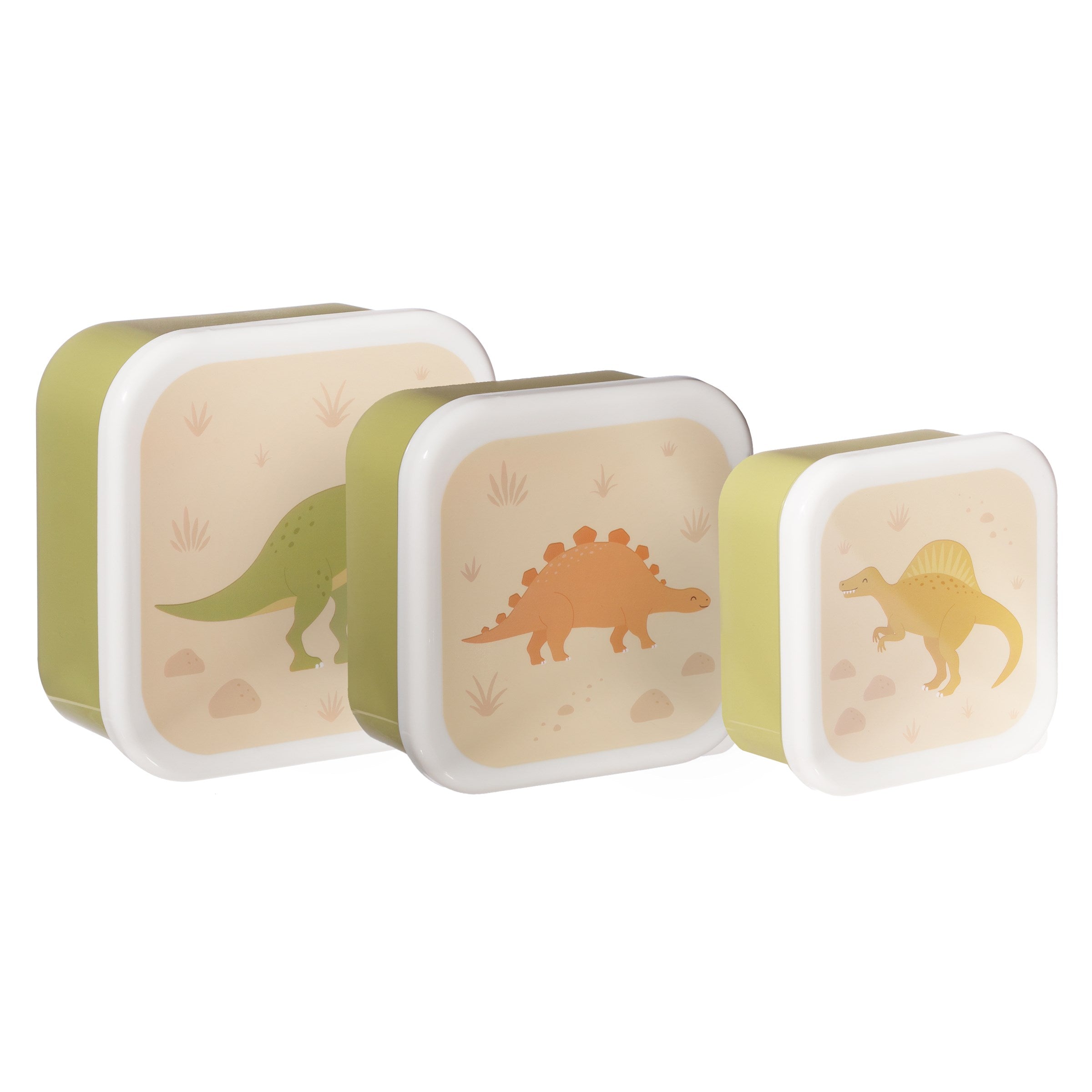 Sass & Belle Desert Dino's Lunch / Snack Boxes - Set of 3