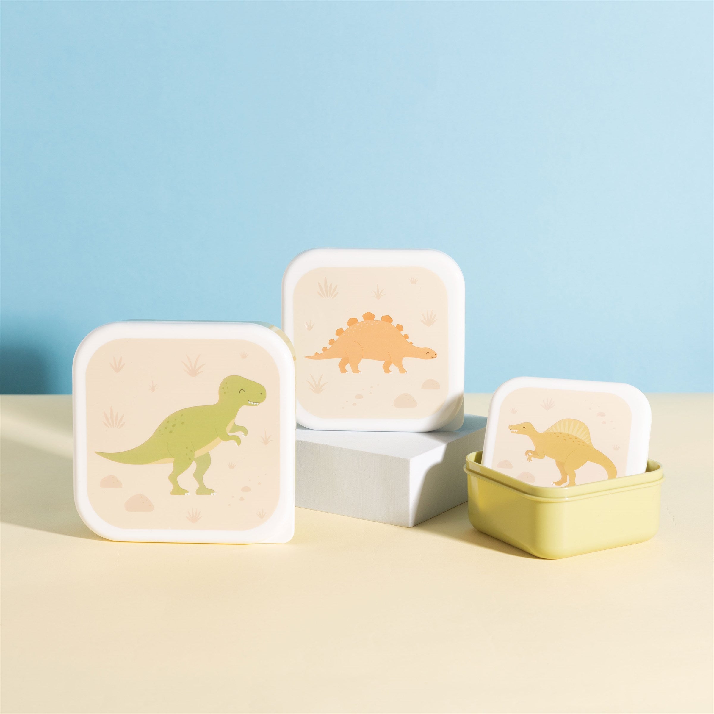 Sass & Belle Desert Dino's Lunch / Snack Boxes - Set of 3