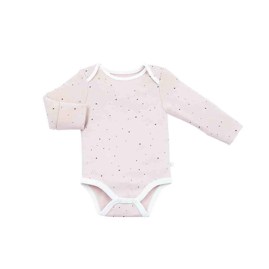 Baby Mori Long Sleeve Stardust Print Bodysuit