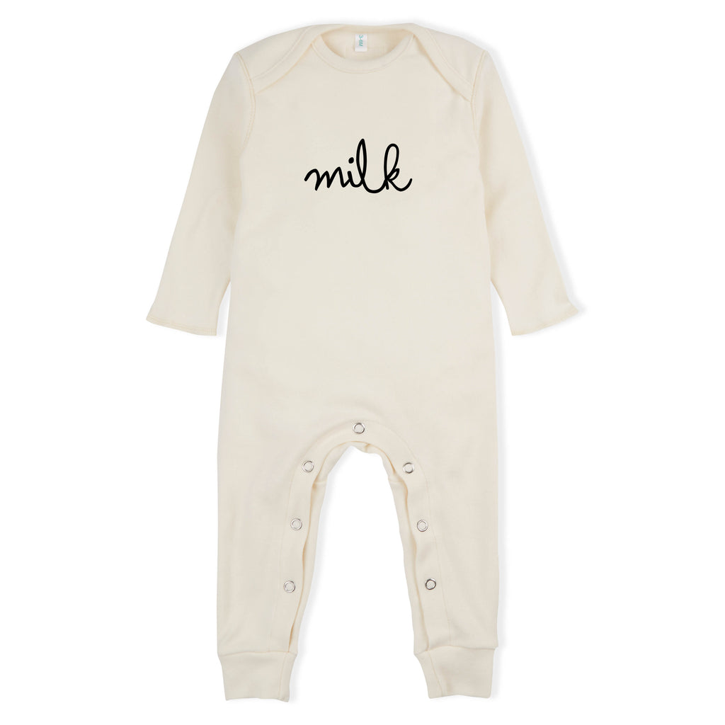 Organic Zoo Milk Playsuit