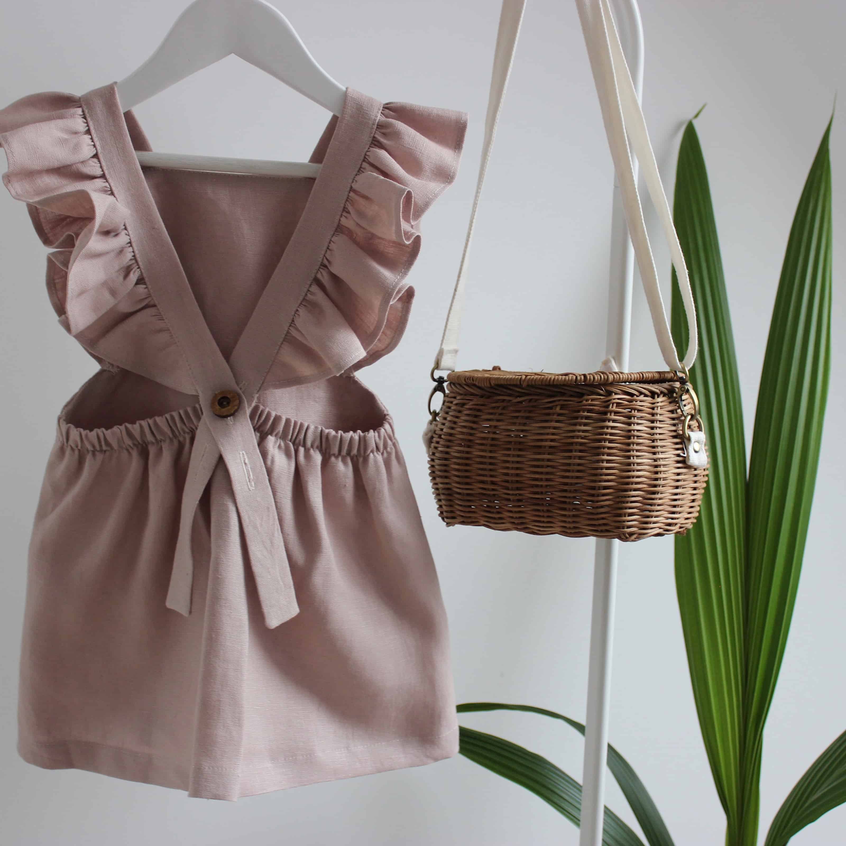 Freya Lillie Frill Strap Linen Dress