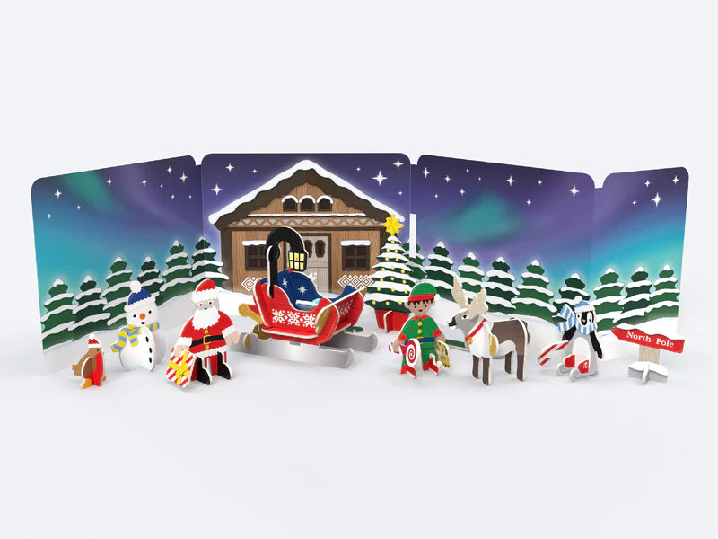 Santa's Midnight Sleigh Ride Eco-Friendly Playset