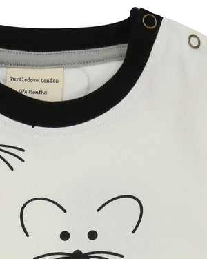 Turtledove London Mouse House LS Playsuit