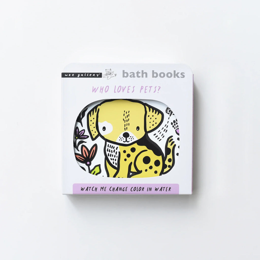 Wee Gallery Colour Me Bath Books - Pet Animals