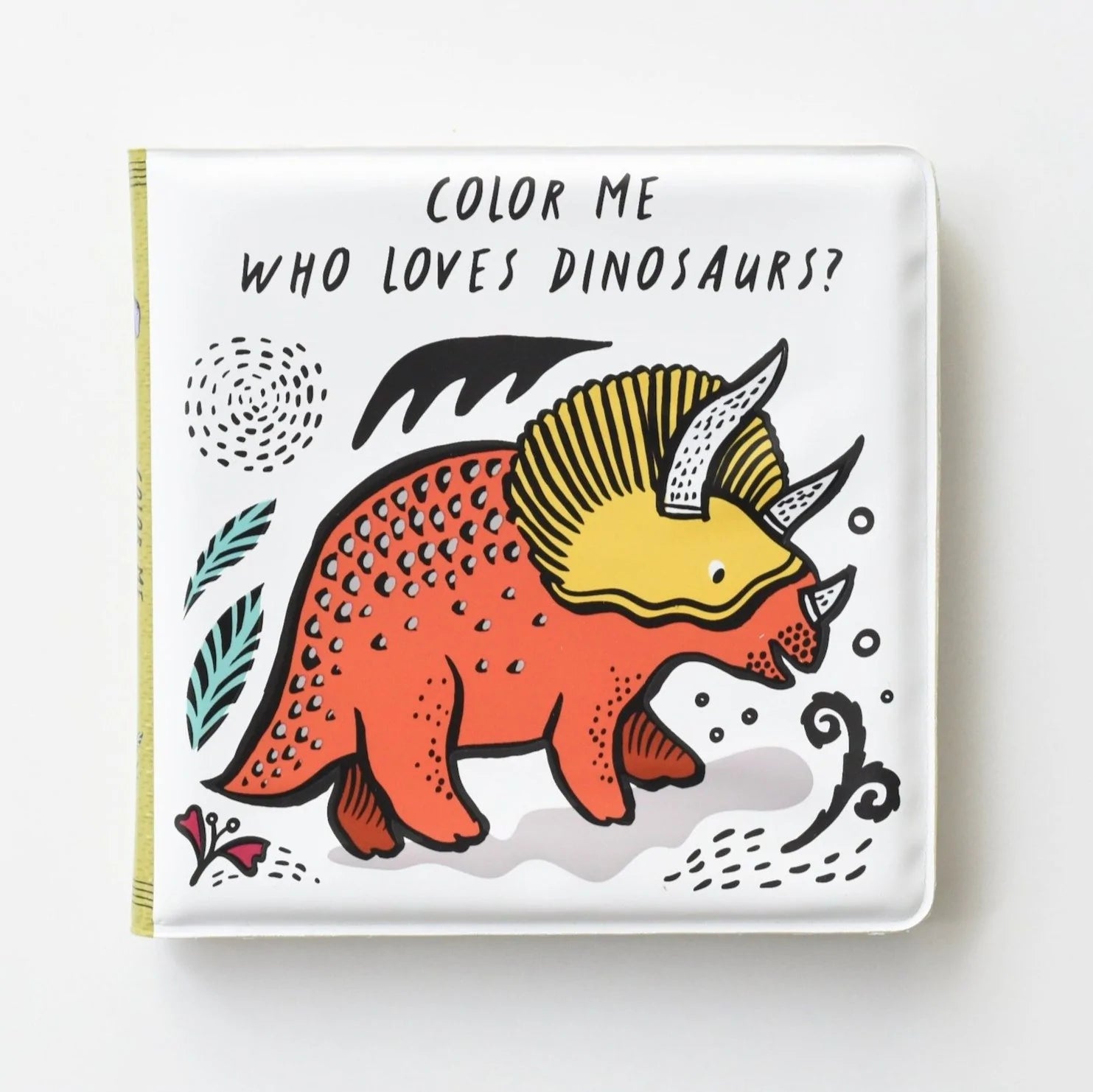 Wee Gallery Colour Me Bath Books - Dinosaurs