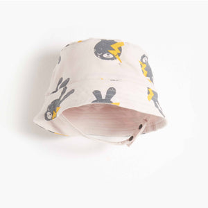 Bonnie Mob Bowen Bunny Print Reversible Sun Hat - Sand