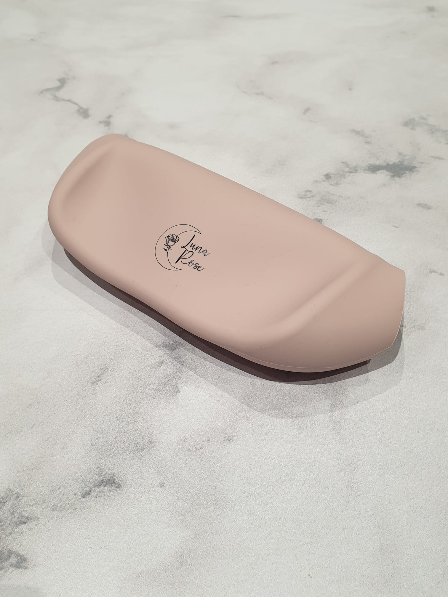 Luna Rose Dusty Pink Silicone Bib