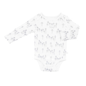 Baby Mori Long Sleeve Forest Print Bodysuit