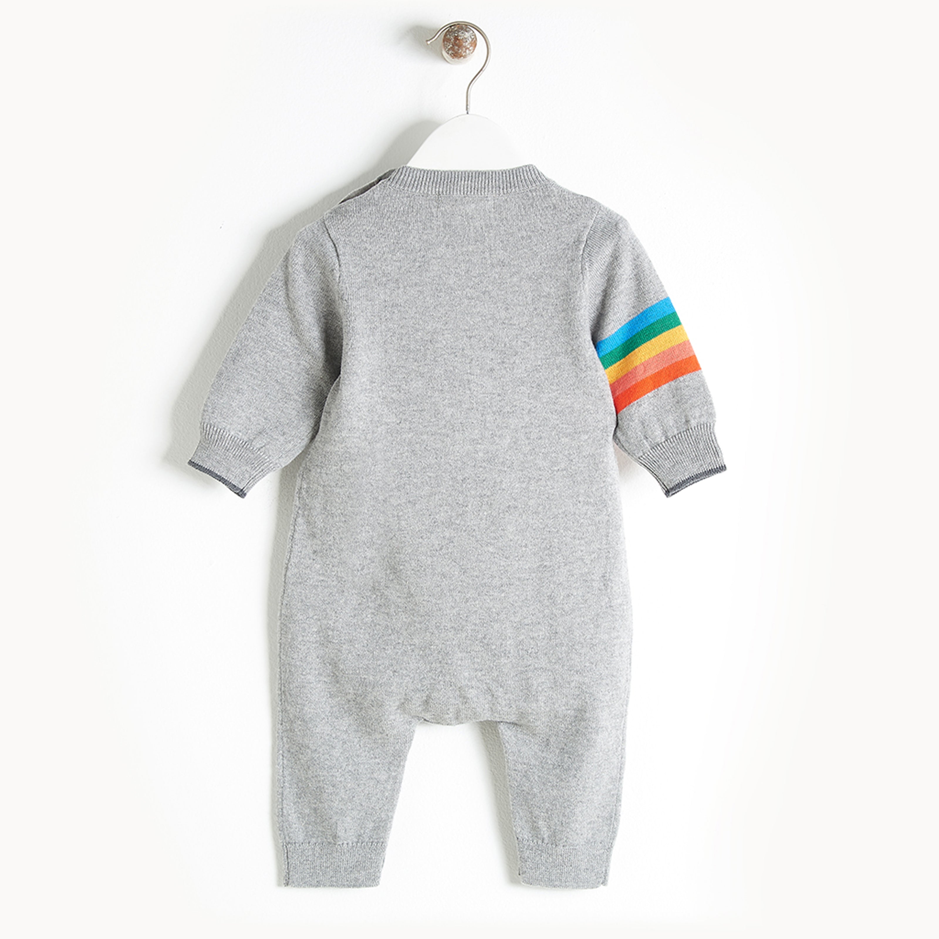 Bonnie Mob Rainbow Cloud Knitted Playsuit