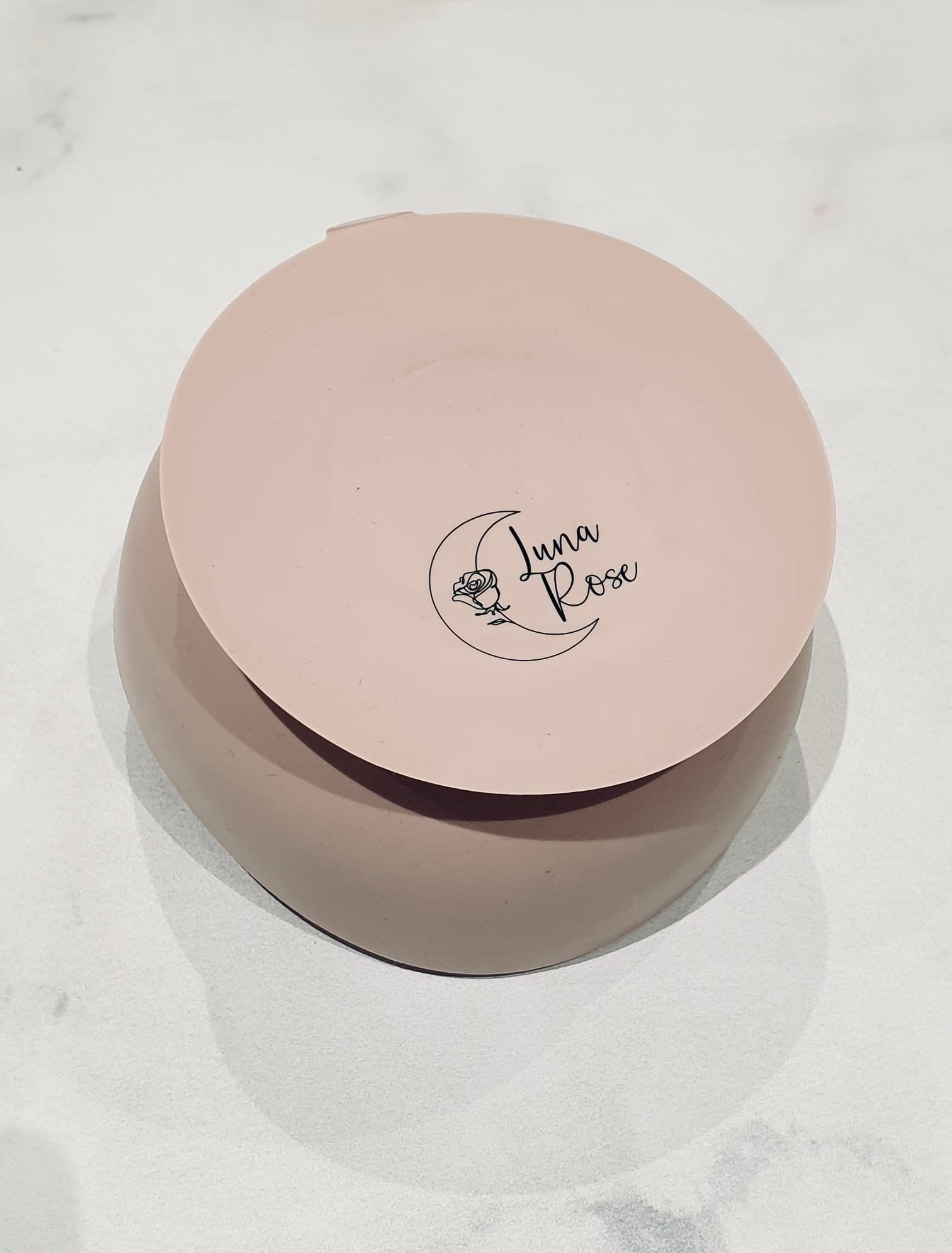 Luna Rose Dusty Pink Silicone Bowl & Spoon Set