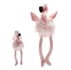 Flamingo Knitted Small Rattle