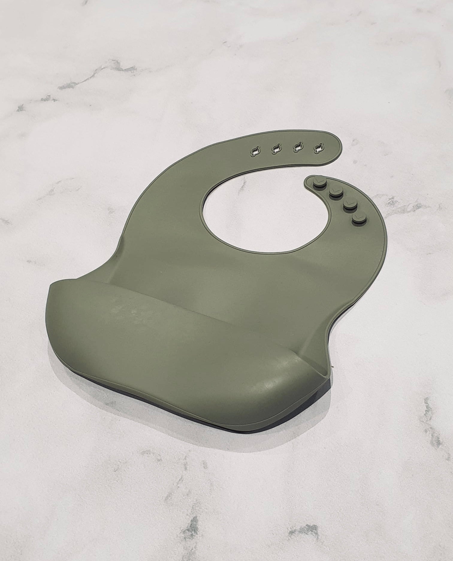Luna Rose Soft Khaki Silicone Weaning Set