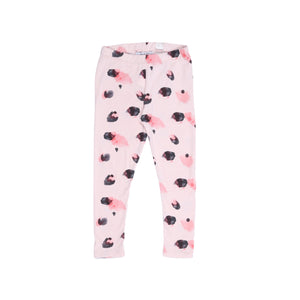 One We Like Pink Leopard Print Leggings