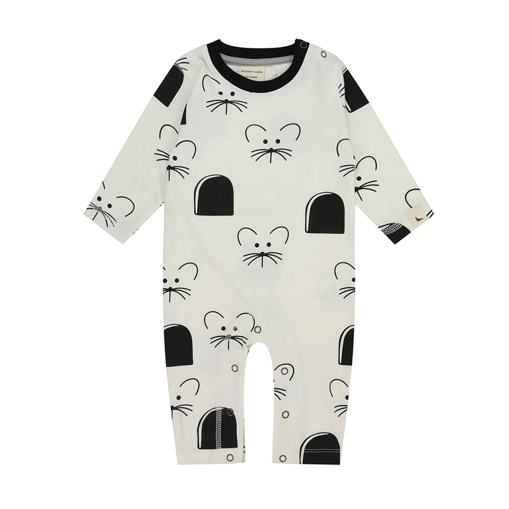 Turtledove London Mouse House LS Playsuit