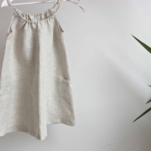 Freya Lillie Drawstring Pocket Linen Dress