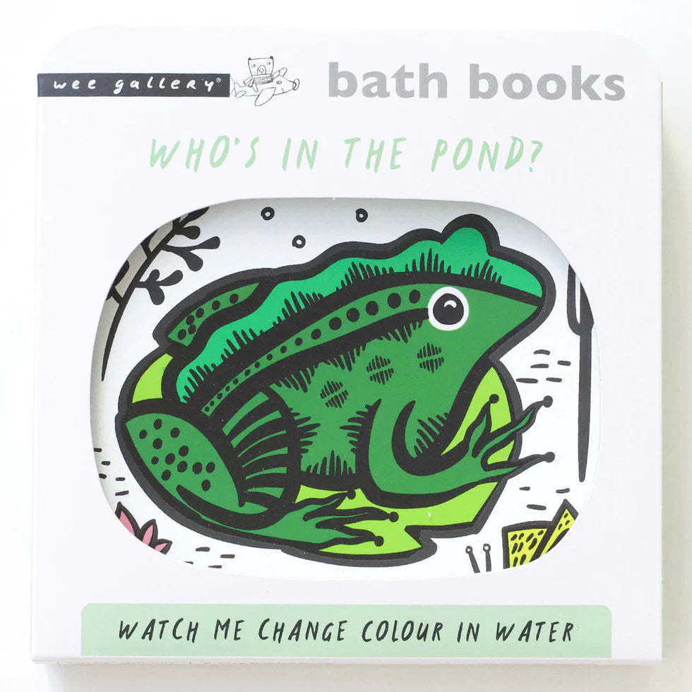 Wee Gallery Colour Me Bath Books - Pond